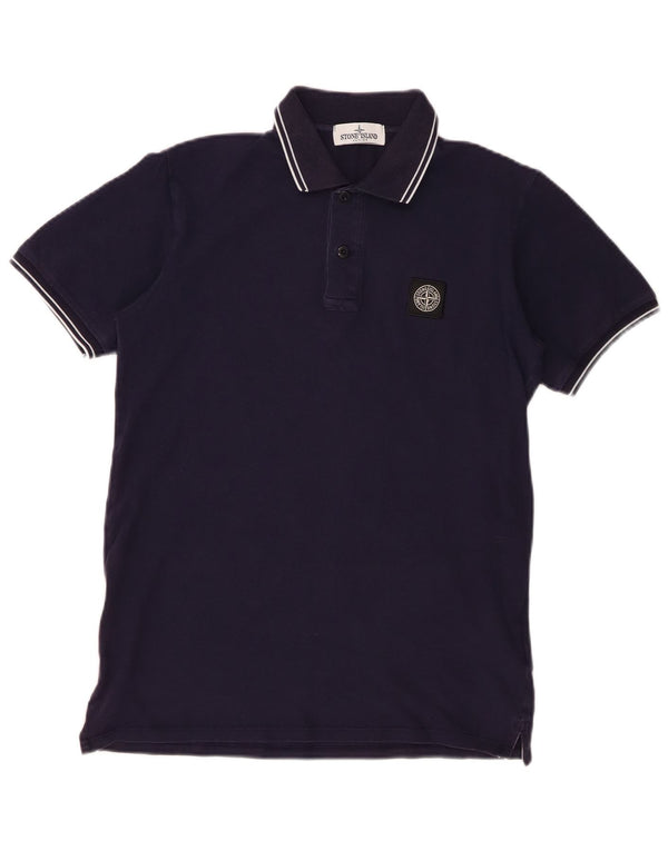 Polo Bambino Stone Island 13-14 Anni in Cotone Blu Navy