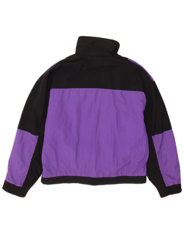 Giacca anorak vintage da uomo UK 40 grande blocco di colore viola