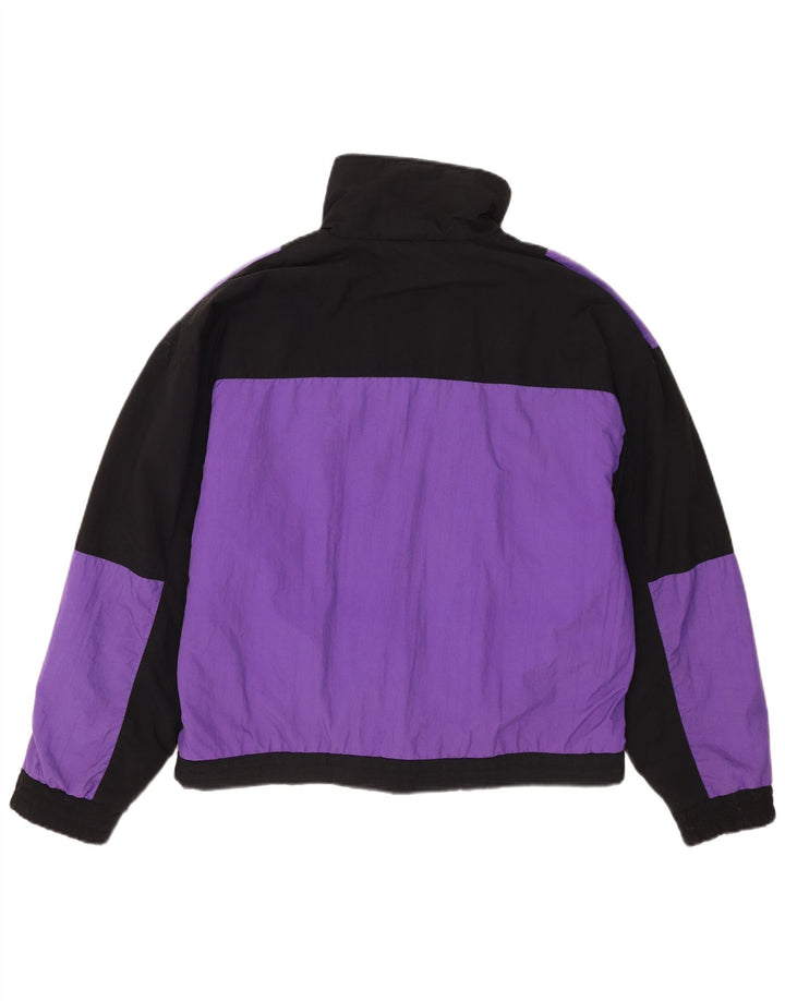 Giacca anorak vintage da uomo UK 40 grande blocco di colore viola