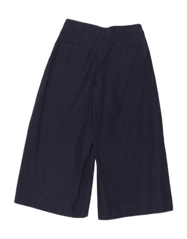 Pantaloni corti da donna a gamba larga RALPH LAUREN US 2 XS W28 L24 Blu navy