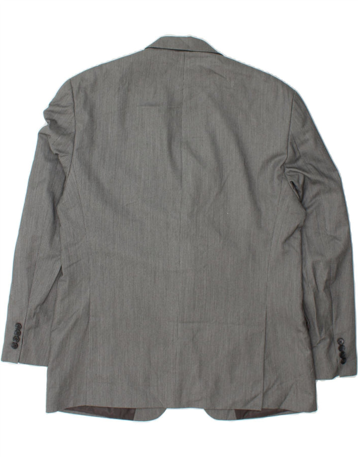 MICHAEL KORS Mens 2 Button Blazer Jacket UK 42 XL Grey Polyester Vintage Michael Kors and Second-Hand Michael Kors from Messina Hembry 