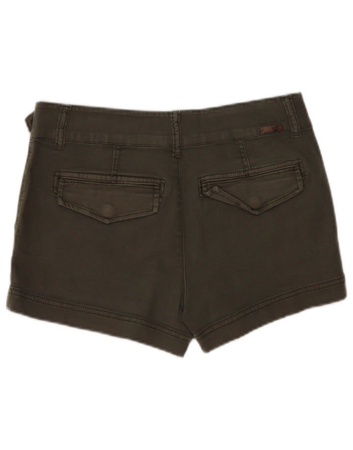Pantaloncini di jeans da donna BKE W27 piccoli in cotone kaki