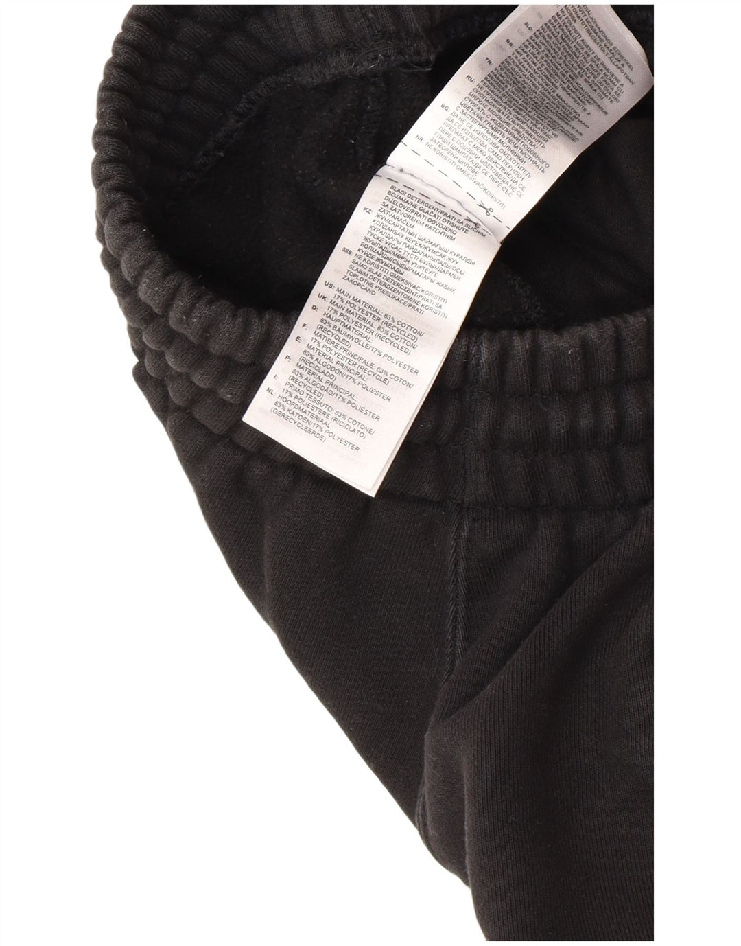 Pantaloncini sportivi Adidas da uomo medio cotone nero
