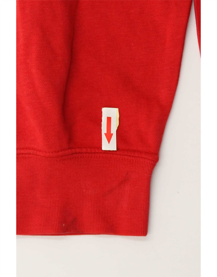 Felpa oversize con grafica Nike da donna, maglione UK 18 XL, cotone rosso