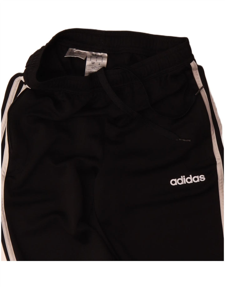 Pantaloni da tuta Adidas Aeroready da uomo piccoli in poliestere nero