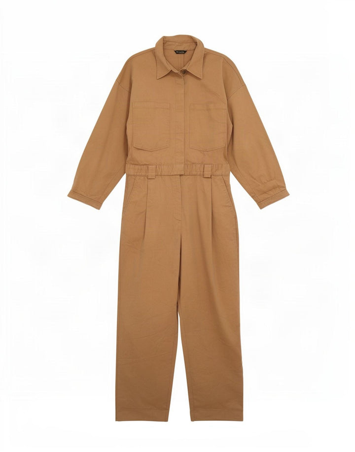 Tuta da donna Massimo Dutti UK 12 Cotone beige medio
