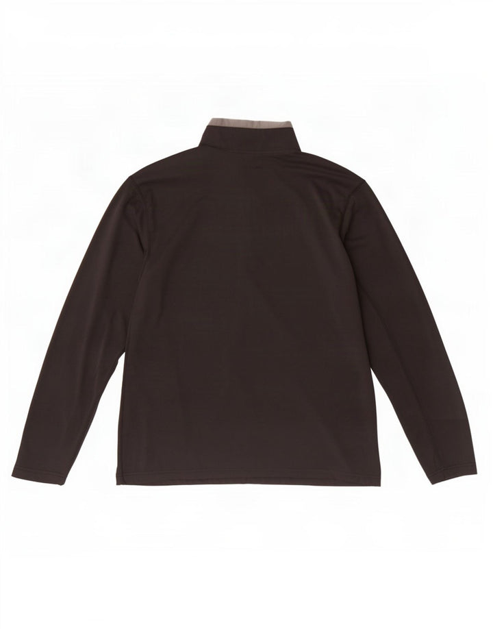 Maglietta Columbia Omni Dry Zip Neck Pullover da uomo, media, nera