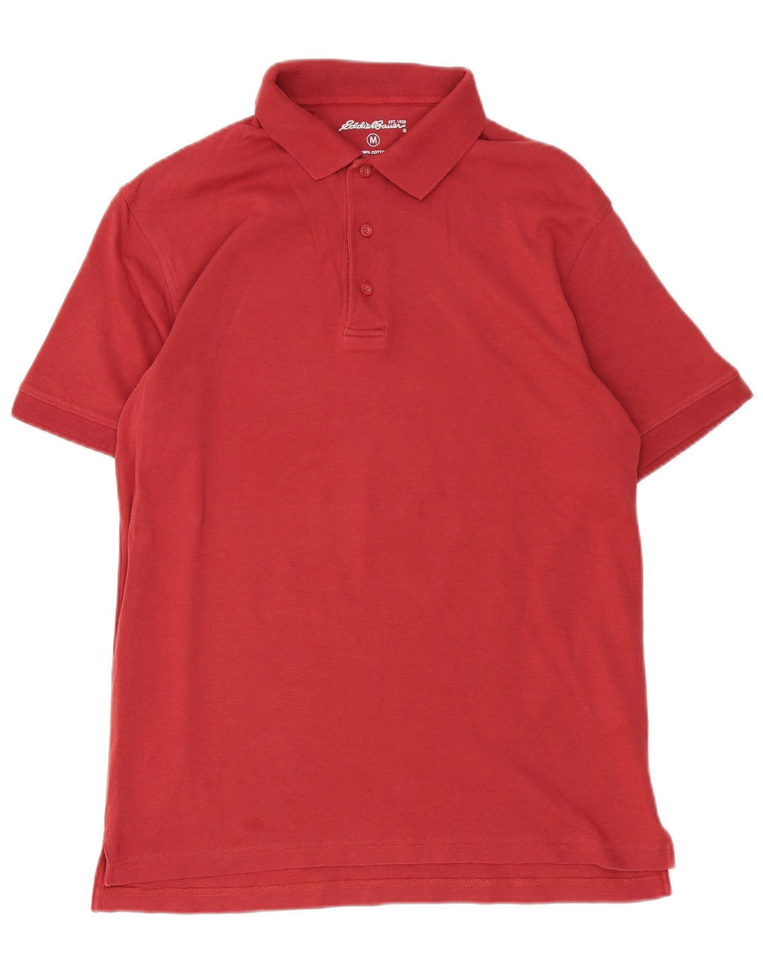 Polo da uomo Eddie Bauer in cotone rosso medio