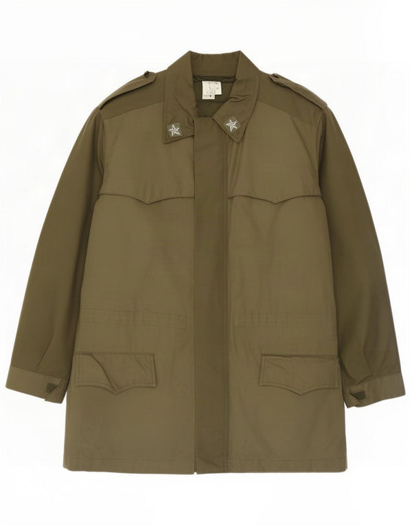 Giacca militare vintage da uomo IT 52 XL in cotone verde