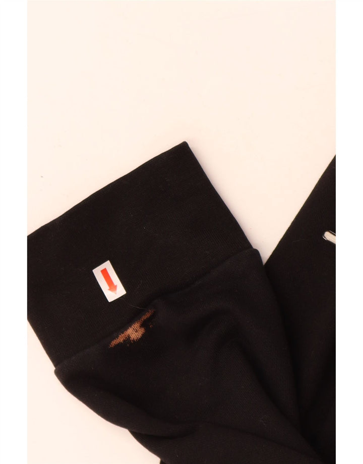 ELLESSE Felpa con cappuccio grafica da uomo Heritage XL in cotone nero