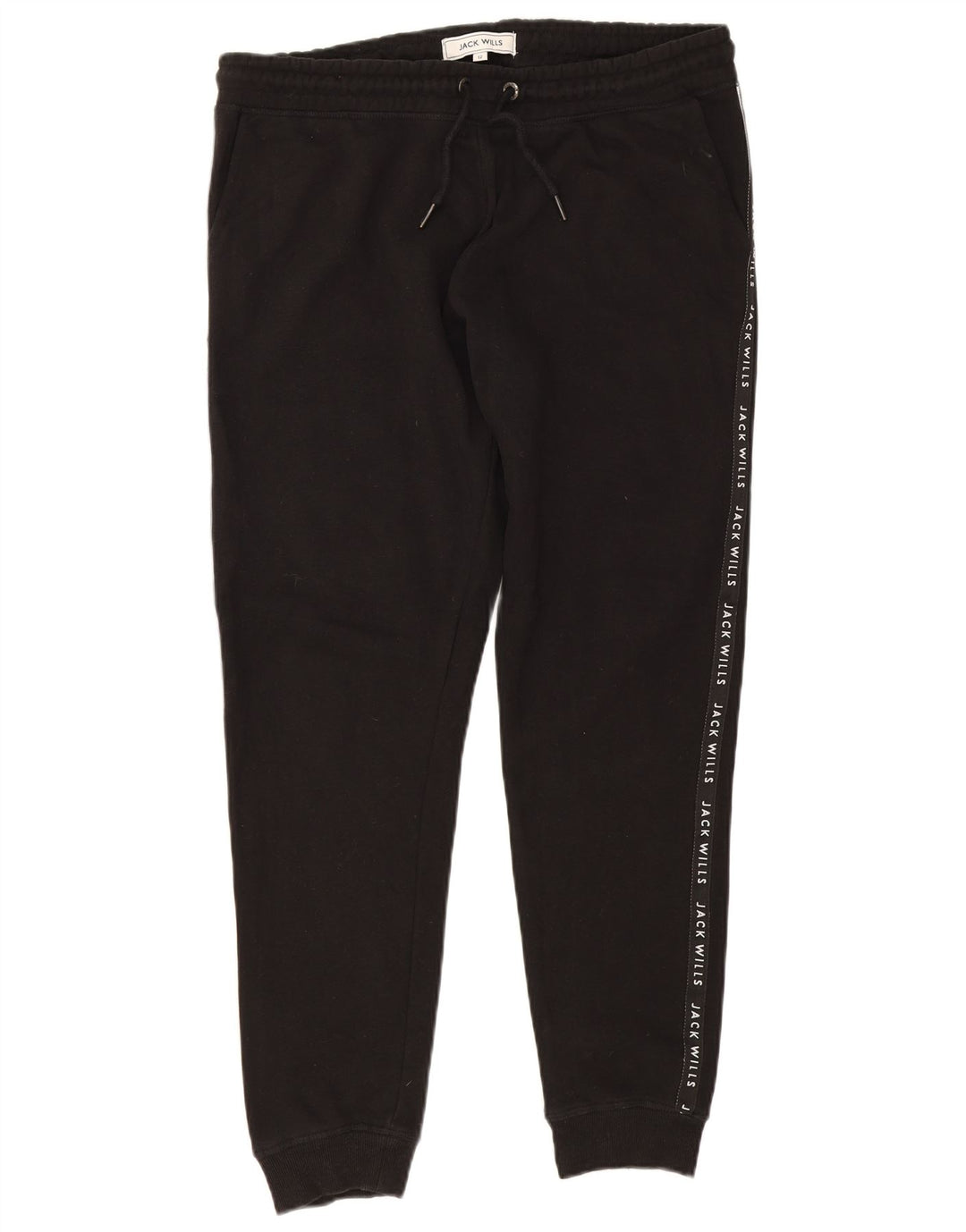 Pantaloni da tuta con grafica da donna Jack Wills Joggers UK 12 Medium Nero