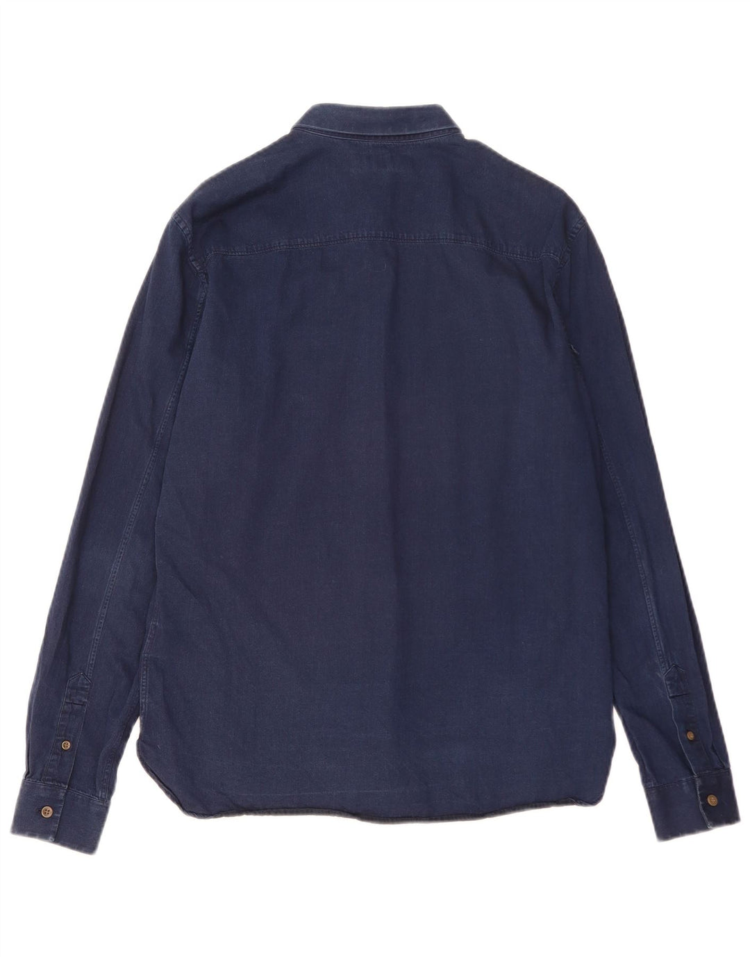 Camicia da uomo All Saints in cotone blu navy medio