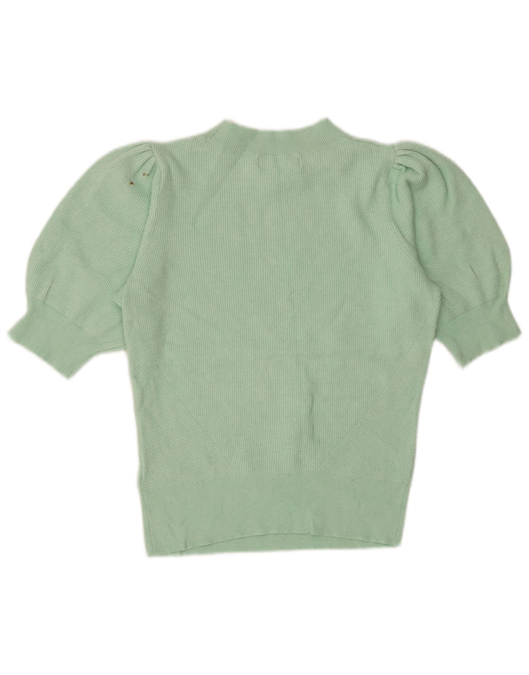 Maglione a collo alto corto da donna Marks & Spencer UK 10 piccolo verde
