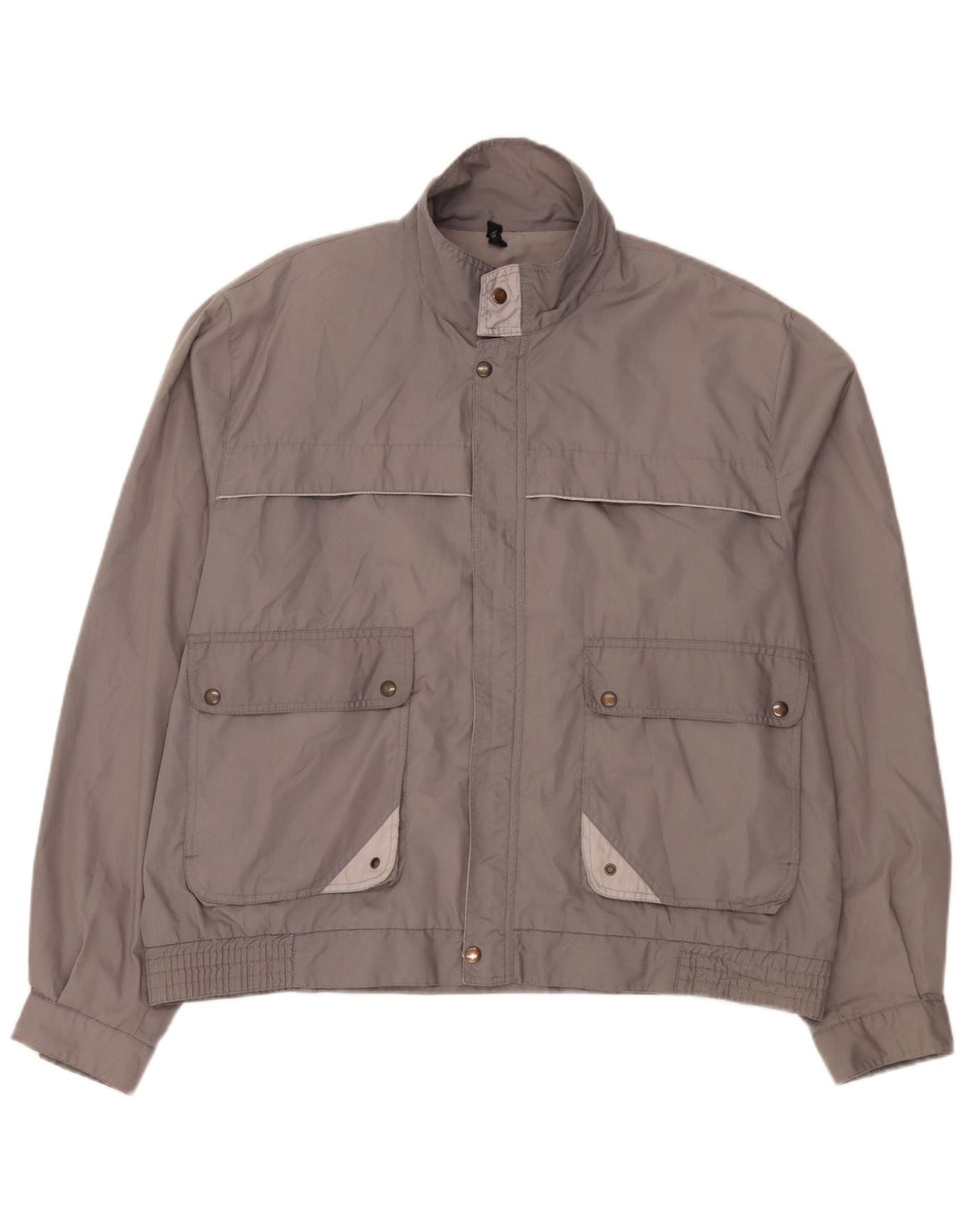 Giubbotto bomber da uomo C&A IT 58 4XL Poliestere color block grigio