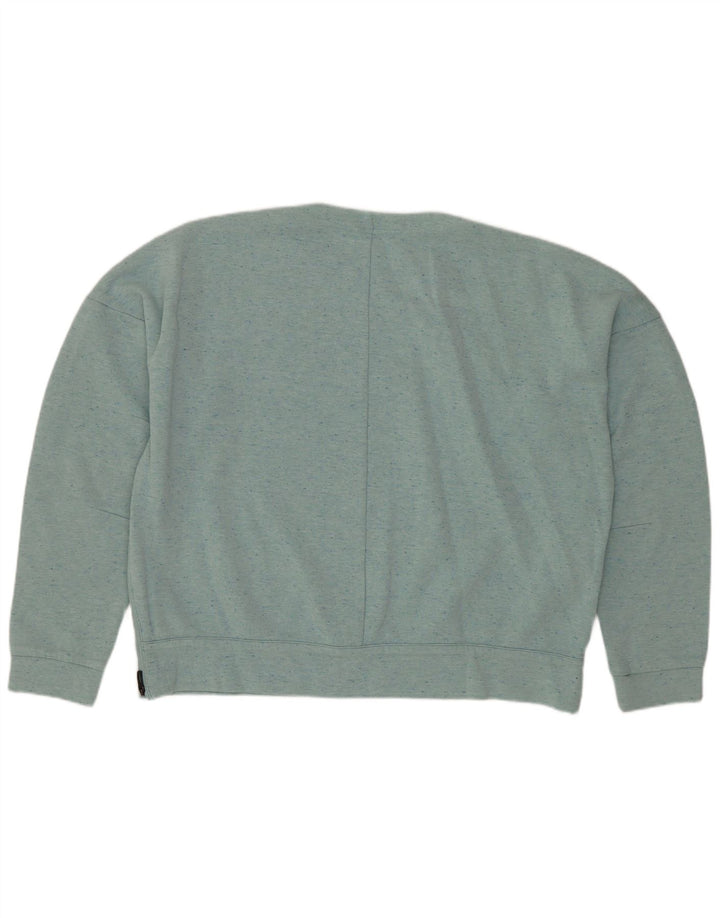 Felpa oversize da donna ADIDAS, maglione UK 14 verde medio screziato