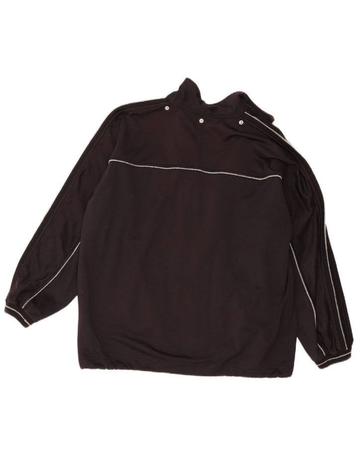 Giacca da ginnastica oversize da donna Champion UK 10 piccola in poliestere nero