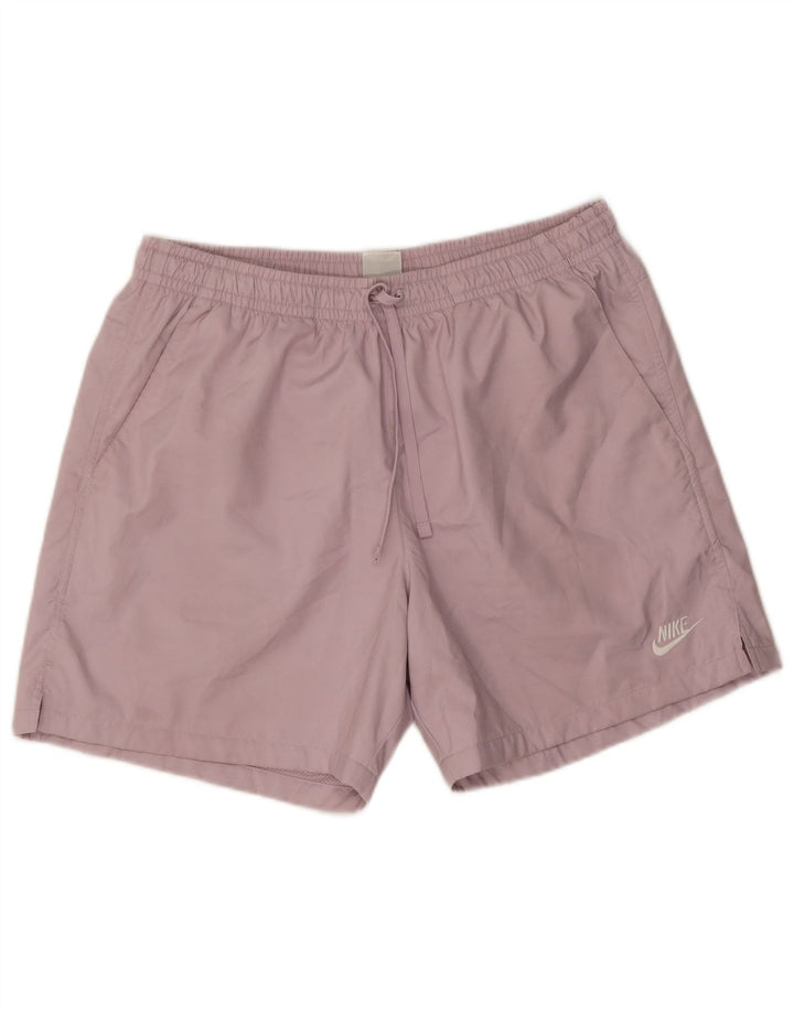 Pantaloncini sportivi Nike da uomo grandi in poliestere rosa