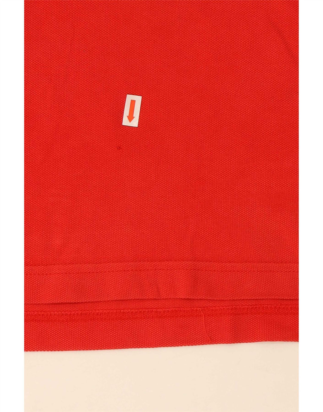 Polo Adidas da uomo piccola in cotone rosso