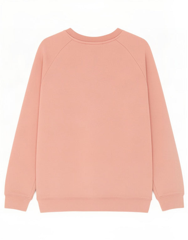 Felpa oversize con grafica da donna Adidas UK 8 Small Pink Cotton