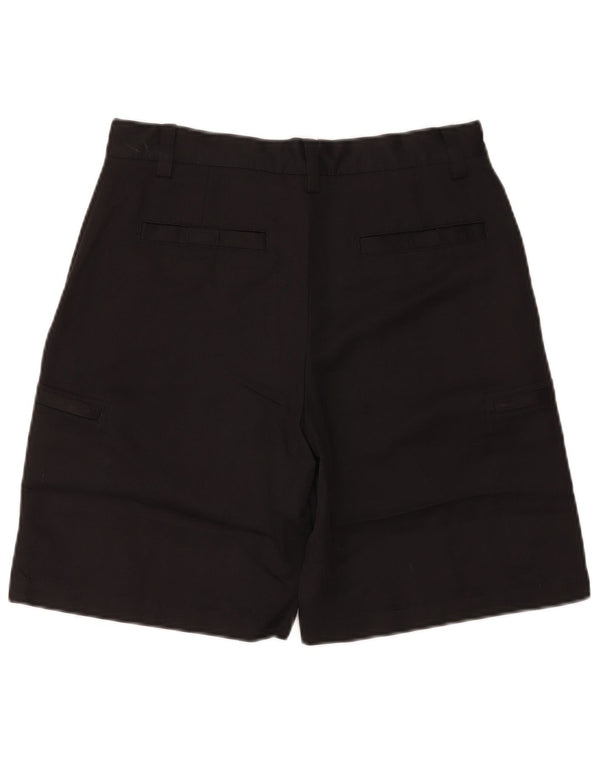 Pantaloncini cargo da uomo Izod W30 medio nero poliestere