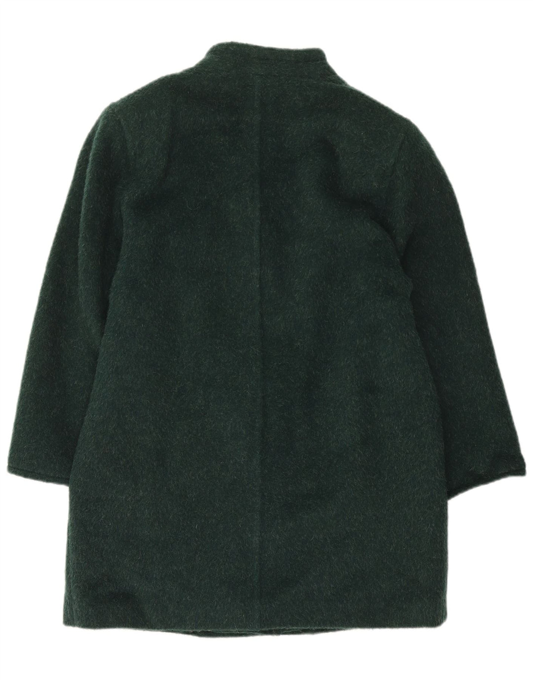 ELENA MIRO Cappotto doppiopetto da donna UK 14 Large Verde Lana