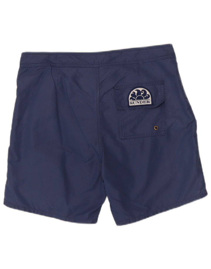 Pantaloncini da bagno da uomo Sundek medio blu navy