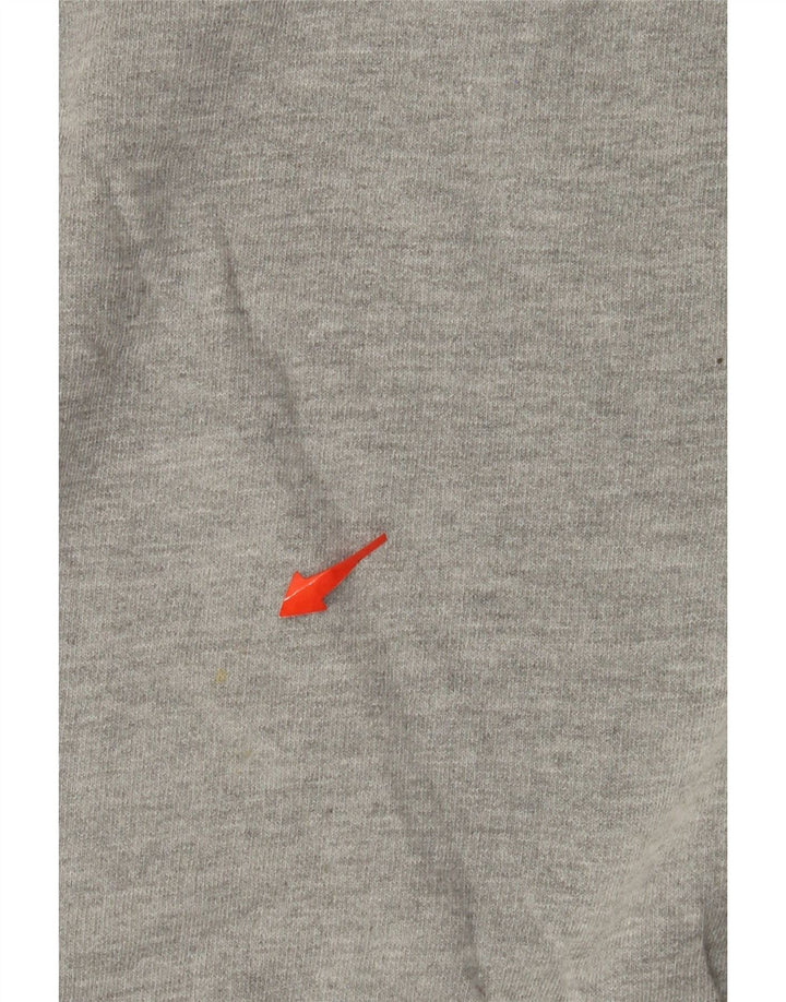 TOMMY HILFIGER Mens Sweatshirt Jumper Medium Grey Colourblock Cotton