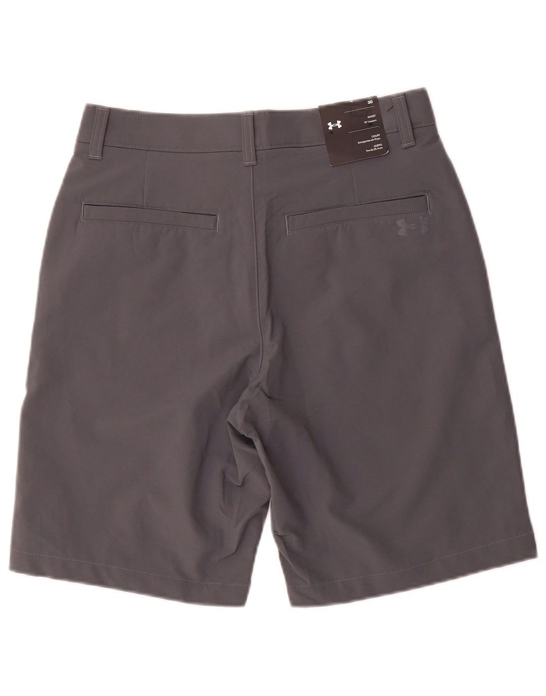 Pantaloncini chino da uomo Under Armour W30 poliestere grigio medio