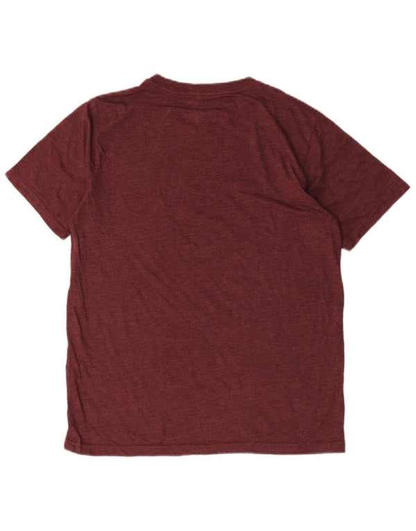 T-shirt da bambino Tommy Hilfiger Top 15-16 anni Large in cotone bordeaux