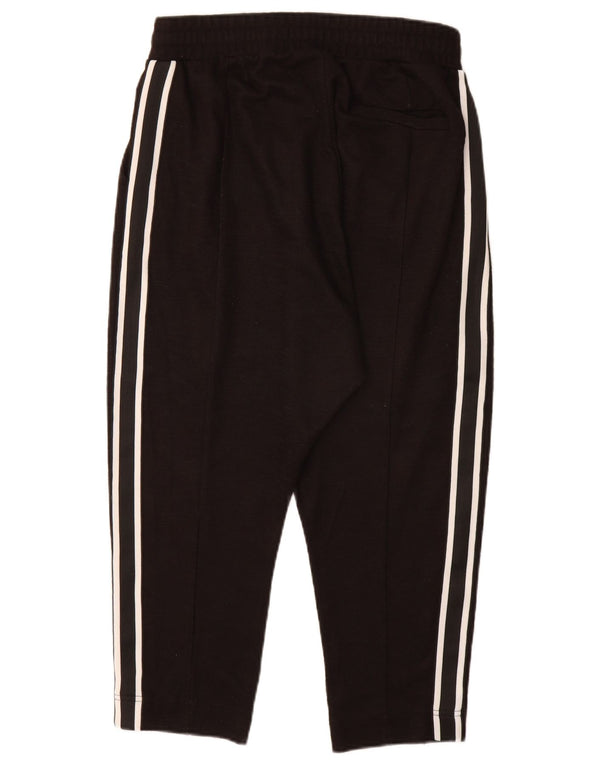 Pantaloni Capri dritti da uomo Zara grandi W32 L20 poliestere nero