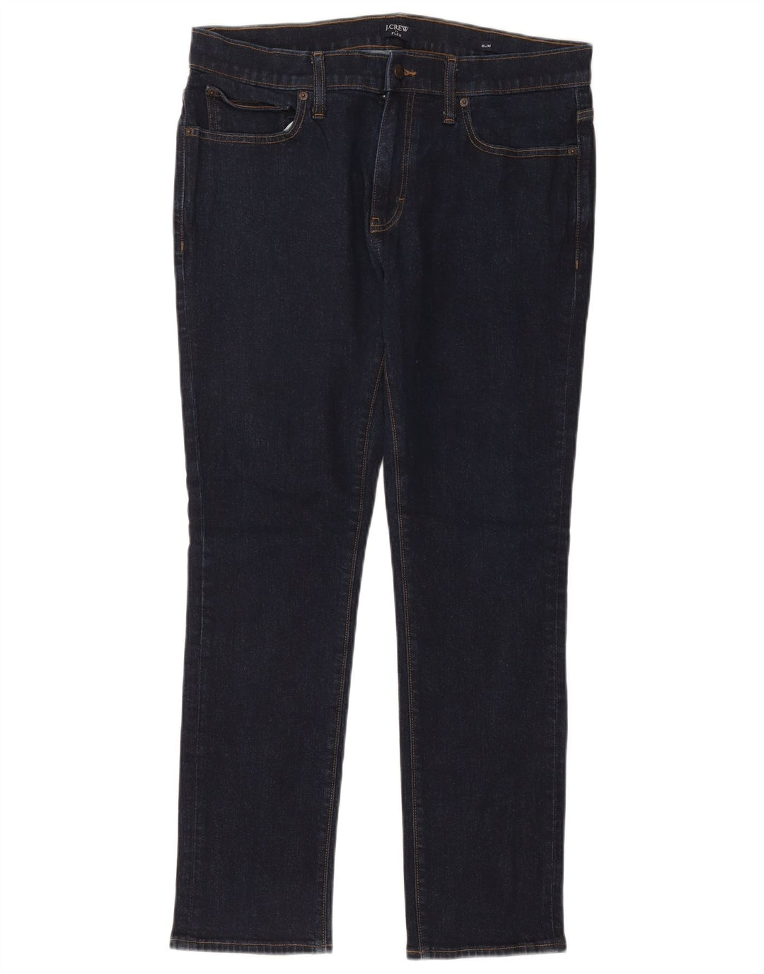 Jeans slim da uomo J. Crew W34 L30 cotone blu navy