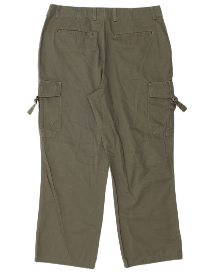 Pantaloni cargo dritti da uomo Rainbow W36 L28 cotone kaki