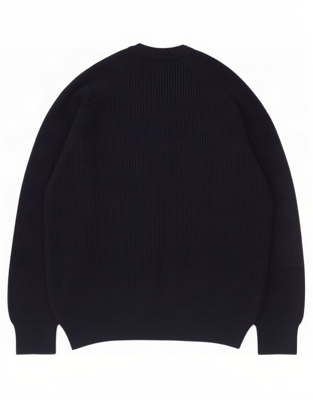 Maglione da uomo Navigare girocollo in lana medio blu navy