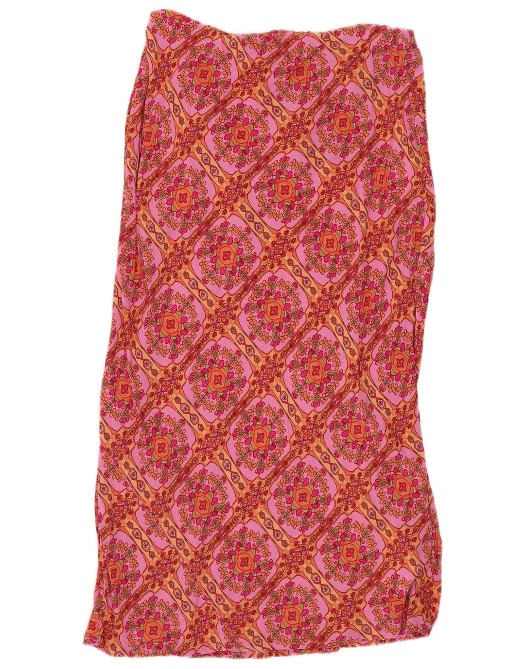 Gonna dritta da donna BILLABONG piccola W27 viscosa floreale rosa