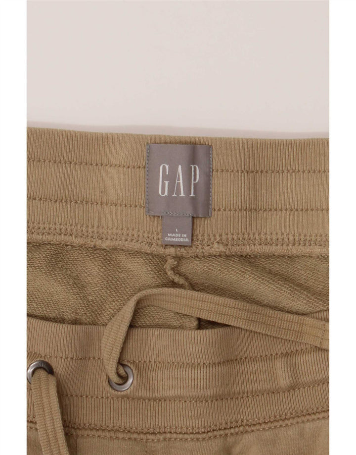 Gap Pantaloncini sportivi grafici da uomo di grandi dimensioni in cotone beige