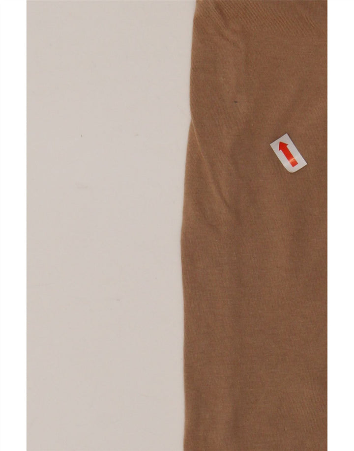 FRENCH CONNECTION Mens T-Shirt Top Small Beige Cotton