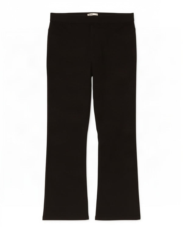 Pantaloni casual Bootcut da donna Marks & Spencer UK 16 Large W34 L28 Neri