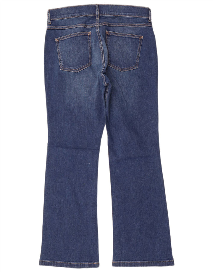 Jeans bootcut slim da donna Marks & Spencer UK 12 medio W30 L28 cotone blu