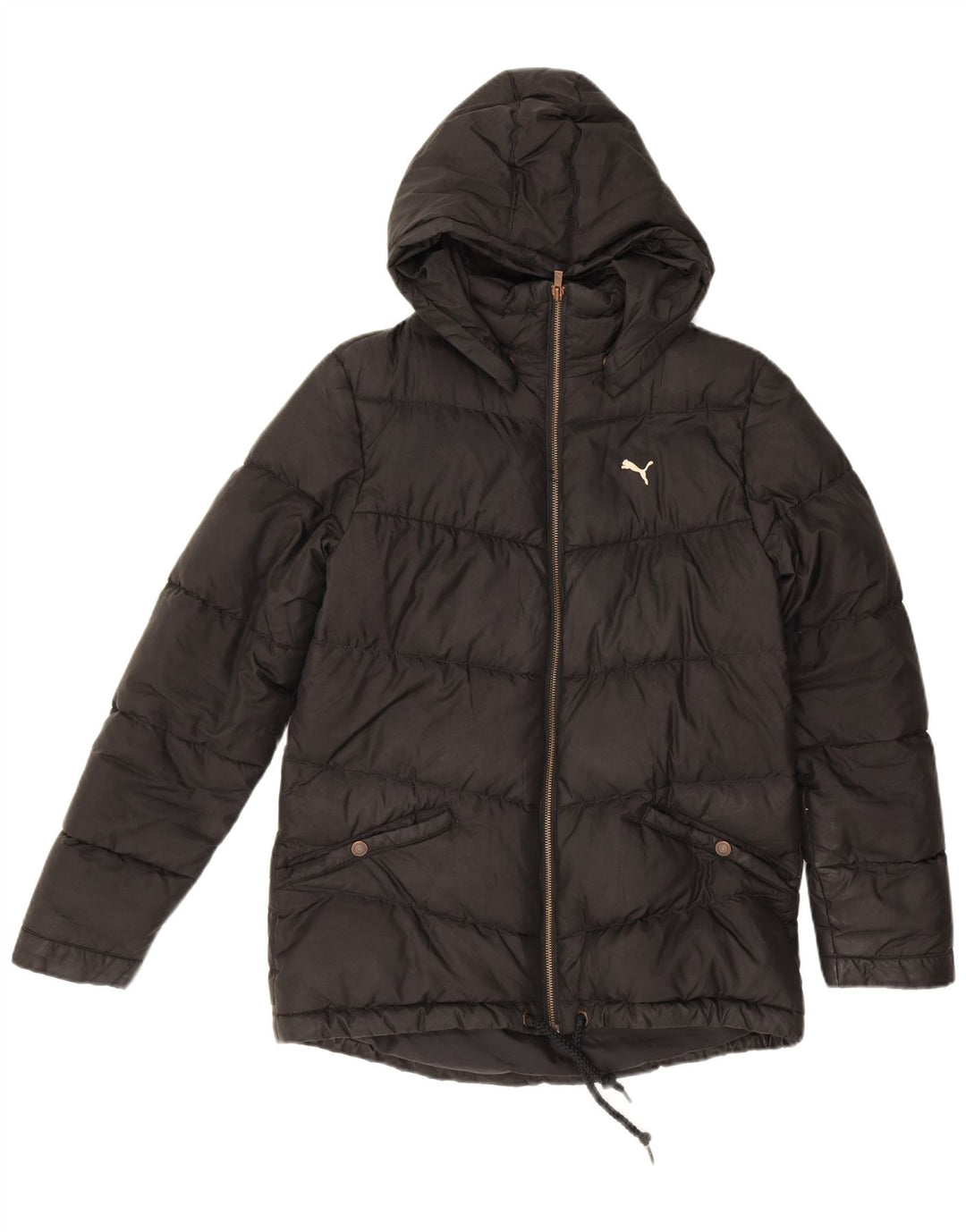 Giacca imbottita con cappuccio da donna Puma UK 12 Medium Nero Poliestere