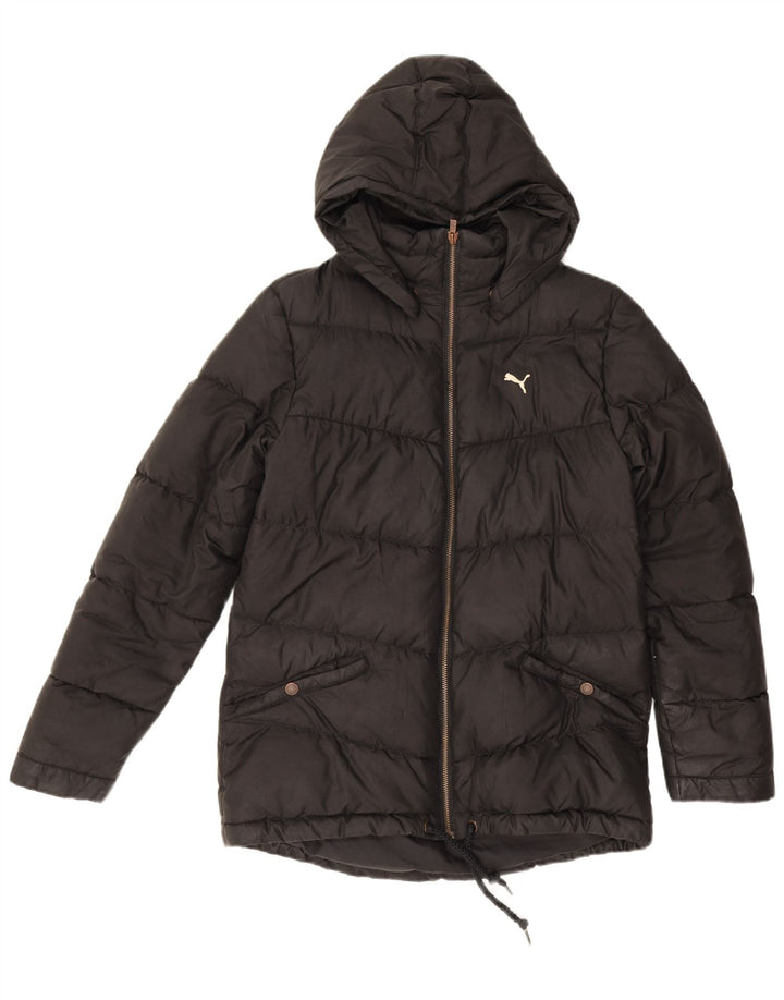 Giacca imbottita con cappuccio da donna Puma UK 12 Medium Nero Poliestere