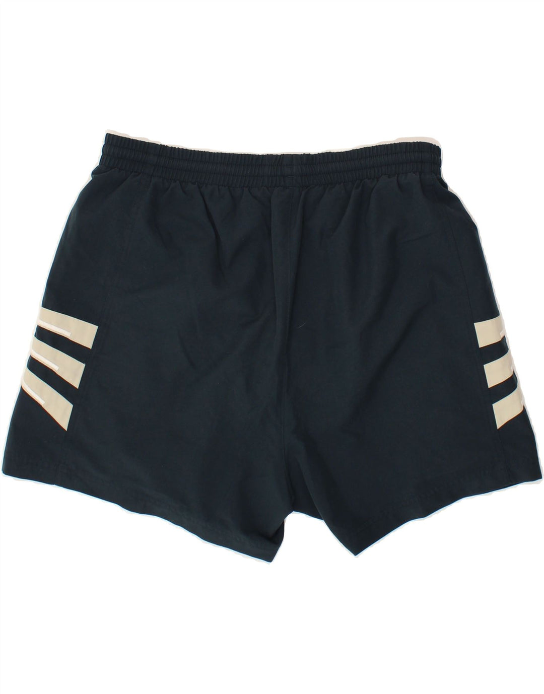 Pantaloncini sportivi grafici da uomo ADIDAS grandi in poliestere a righe blu navy