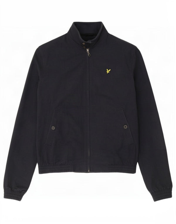 Giubbotto bomber da uomo Lyle & Scott UK 40 grande cotone blu navy
