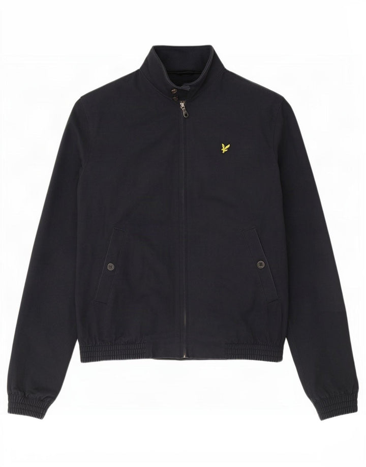 Giubbotto bomber da uomo Lyle & Scott UK 40 grande cotone blu navy