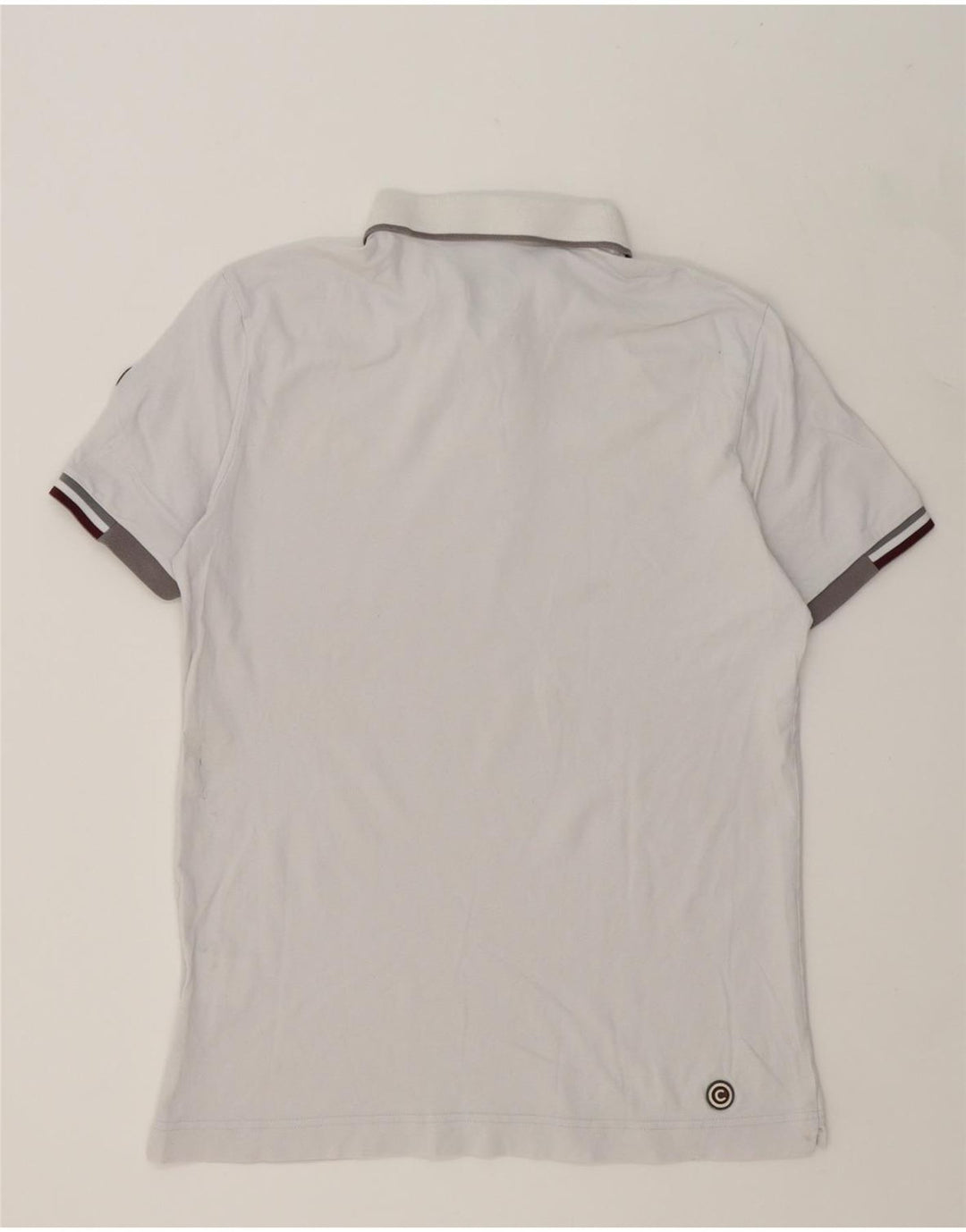COLMAR Boys Polo Shirt 15-16 Years XL White Cotton Vintage Colmar and Second-Hand Colmar from Messina Hembry 