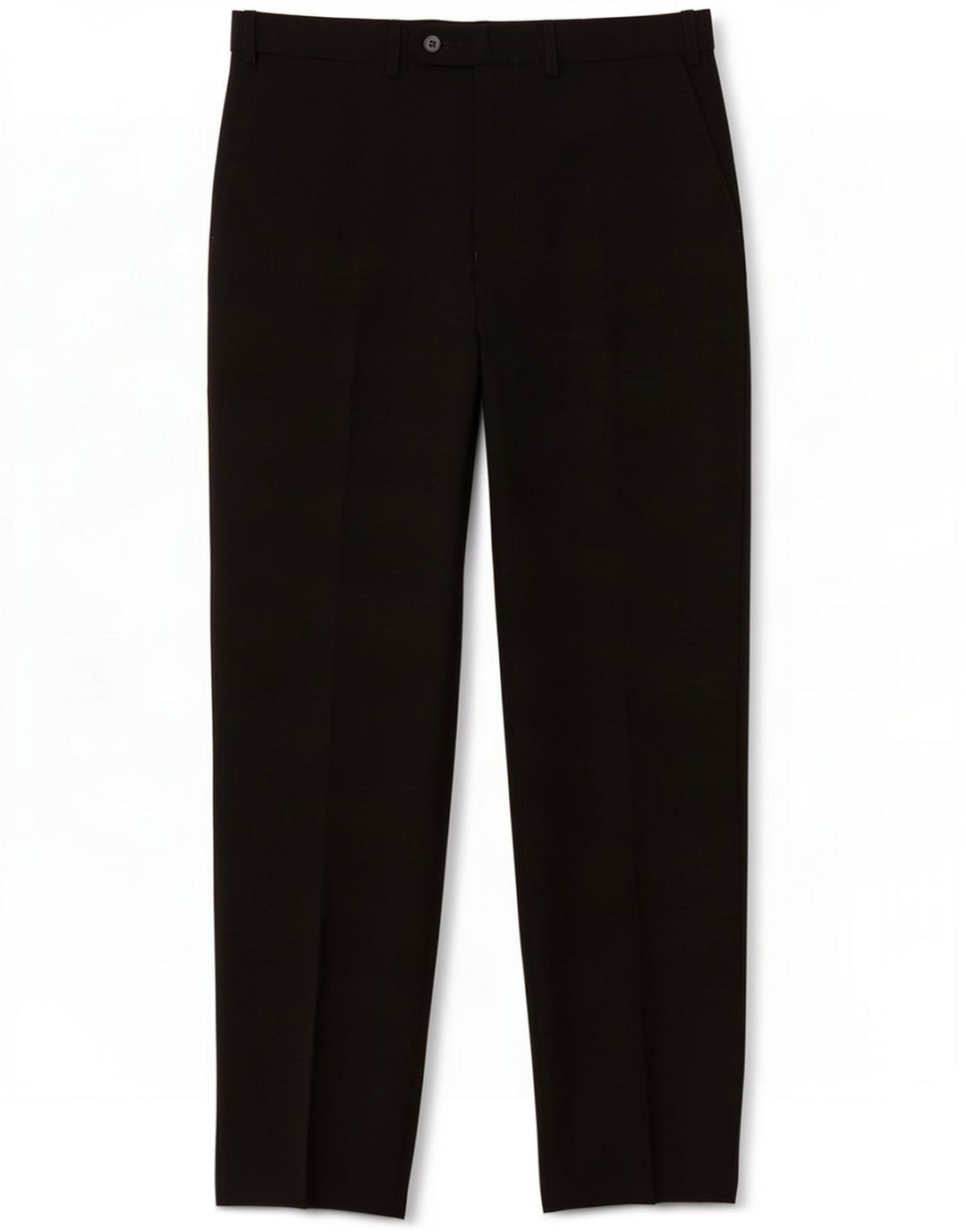 Marks & Spencer Pantaloni da abito dritti da uomo W34 L33 Poliestere nero