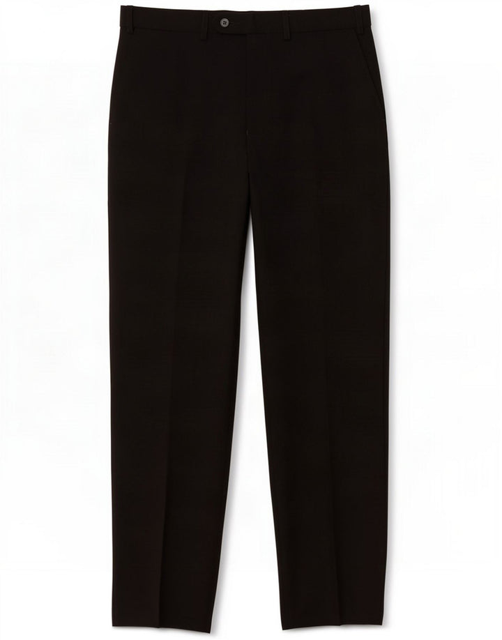 Marks & Spencer Pantaloni da abito dritti da uomo W34 L33 Poliestere nero