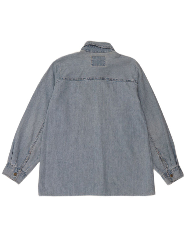 Camicia di jeans da uomo Levi's in cotone blu medio
