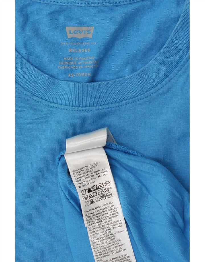 T-shirt rilassata da uomo Levi's Top XS in cotone blu