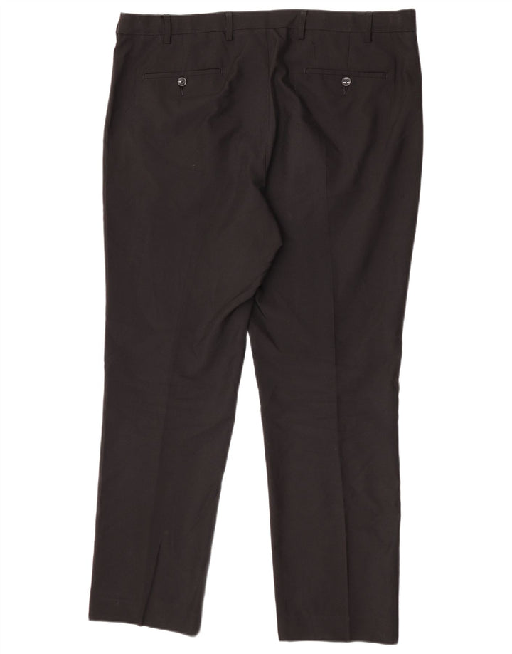 Pantaloni chino dritti vestibilità regolare da uomo Marks & Spencer W40 L31 neri