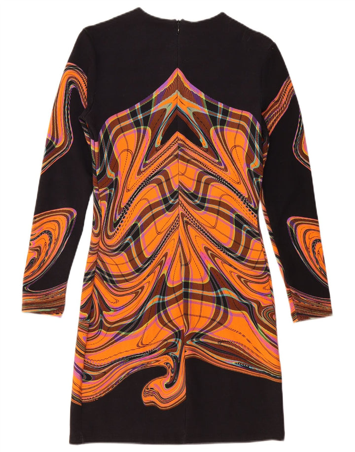 Abito tubino Desigual da donna con motivo astratto UK 12 medio nero